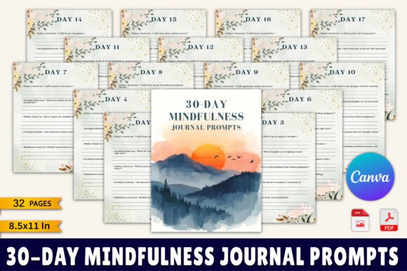 Download 30-Day Mindfulness Journal - Journal Collection