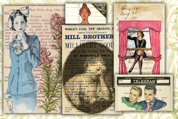 Download Vintage Ephemera Collage Junk Journal - Journal Collection