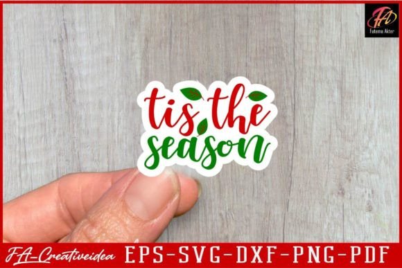 Download Tis the Season Fall Stickers Svg Design - Sea Collection