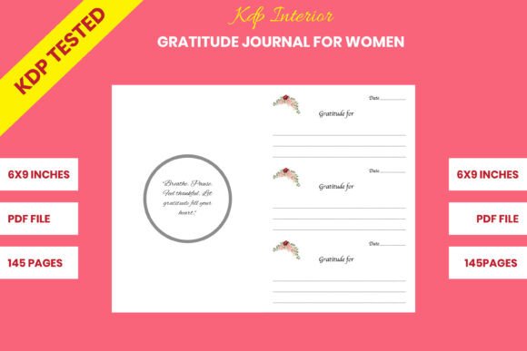 Download KDP Interior Gratitude Journal for Women - Journal Collection