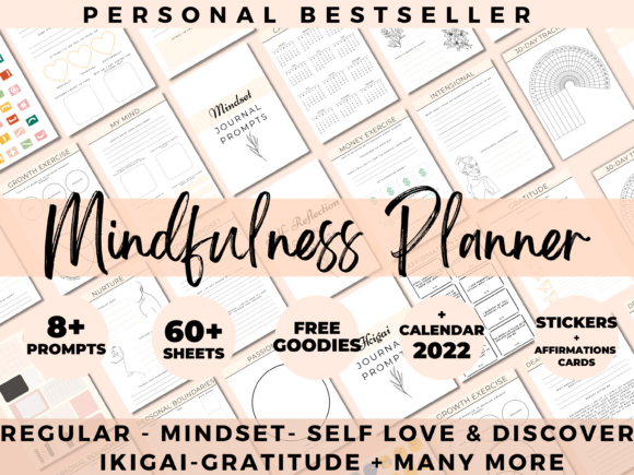 Download Mindfulness Printable Planner &amp; Journal - Journal Collection