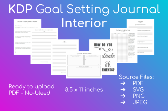Download KDP Goal Setting Journal Interior - Journal Collection
