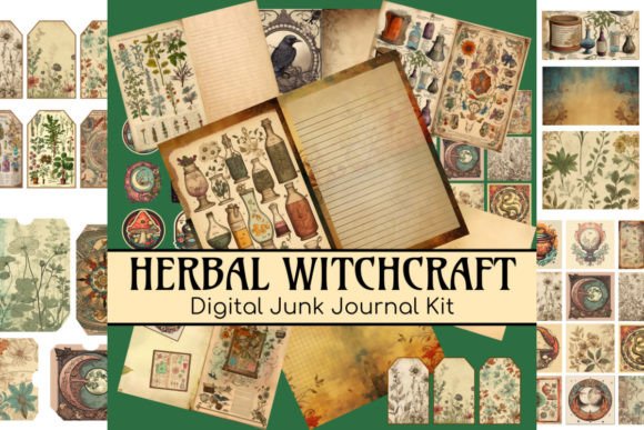 Download Witchcraft Nature Junk Journal Kit - Journal Collection