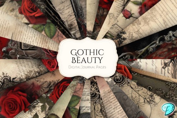 Download Gothic Beauty Printable Journal Pages - Journal Collection