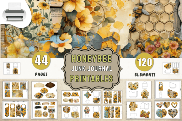 Download Honeycomb Junk Journal Printables - Journal Collection