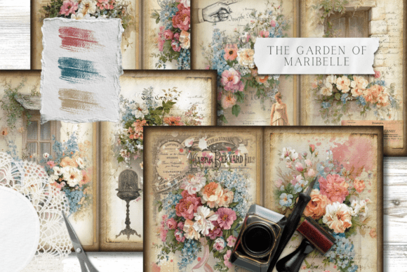 Download Garden of Maribelle Junk Journal Pages - Journal Collection