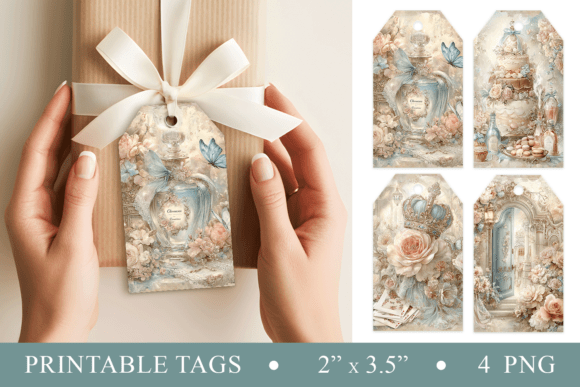 Download Alice Tea Garden Printable Tags Set - Printable tags Collection