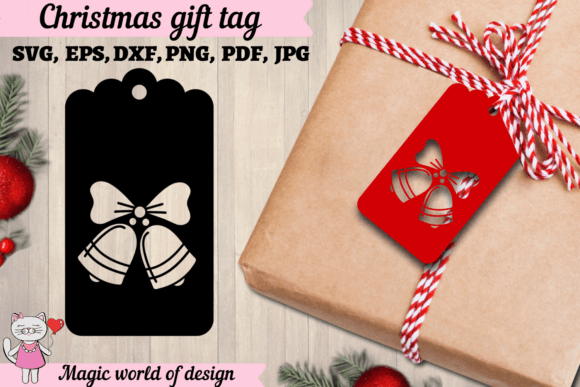 Download Christmas Gift Tag Templates SVG - Tag templates Collection
