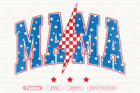 Download MAMA Patriotic Varsity 4th of July PNG - Mama Collection