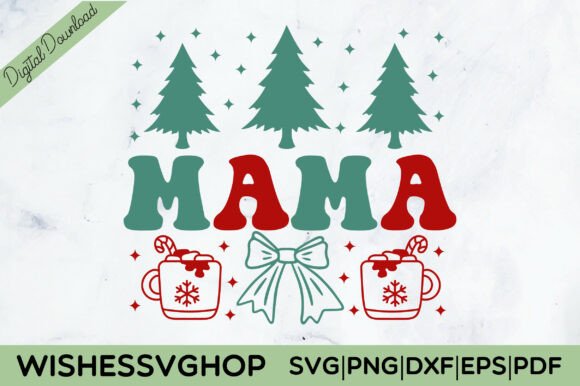 Download Christmas Mama Coquette Bow Hot Cocoa - Mama Collection