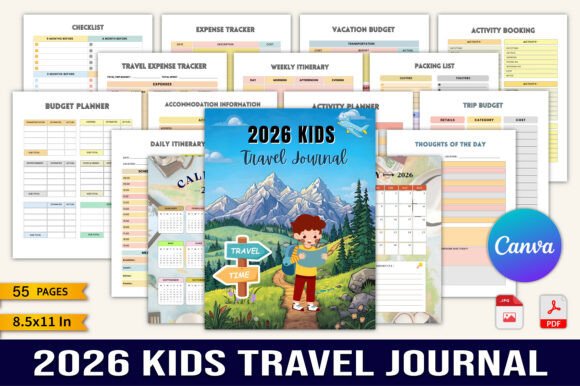 Download 2026 Kids’ Travel Journal - Journal Collection