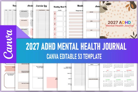 Download 2027 ADHD Mental Health Journal - Journal Collection
