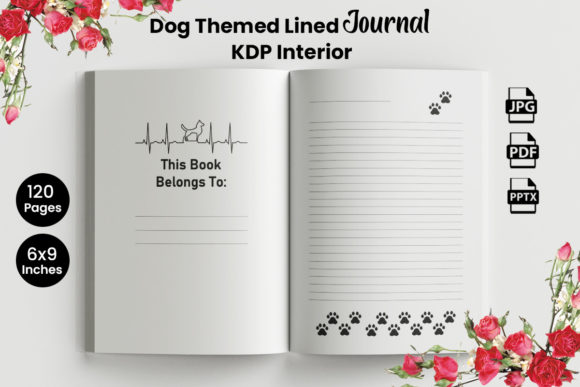 Download Dog Themed Lined Journal - Journal Collection