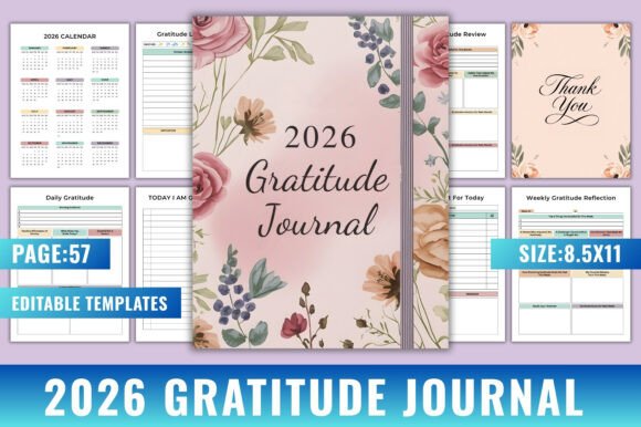 Download 2026 Gratitude Journal - Journal Collection