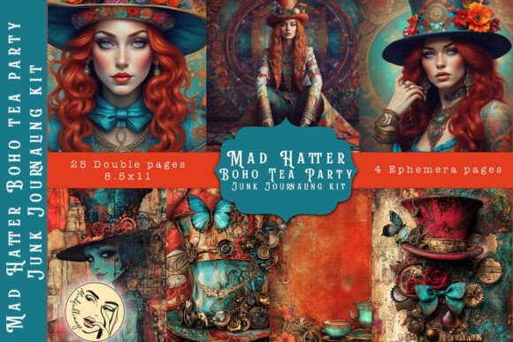 Download Mad Hatter Boho Tea Party - Mad hatter Collection
