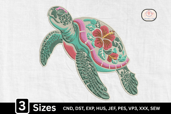 Download Tropical Ocean Floral Sea Turtle - Sea Collection