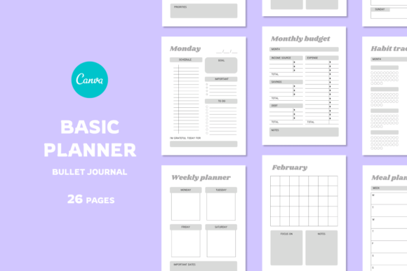 Download Undated Bullet Journal Printable - Journal Collection