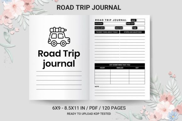 Download Road Trip Journal Kdp Interior - Journal Collection
