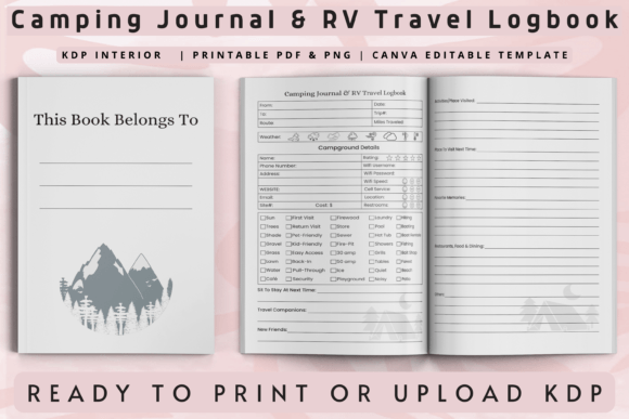 Download Camping Journal &amp; RV Travel Logbook - Journal Collection