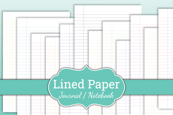 Download Lined Paper, Journal, Notebook Bundle - Journal Collection