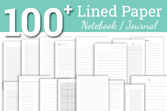 Download Lined Paper Bundle | Notebook | Journal - Journal Collection