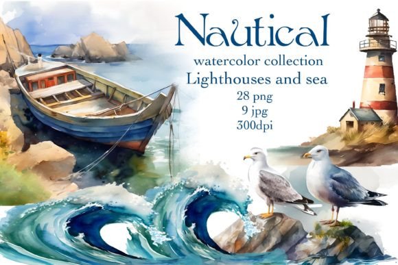 Download Nautical, Lighthouses and Sea - Sea Collection