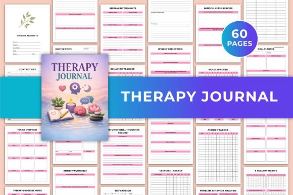 Download Therapy Journal KDP Graphic - Journal Collection