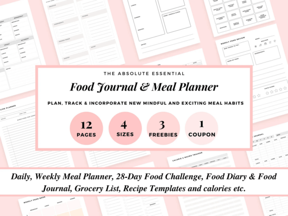 Download Meal Planner, Food Journal Weekly Food - Journal Collection