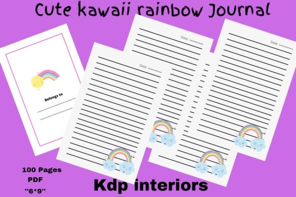 Download Cute Kawaii Rainbow Journal - Journal Collection