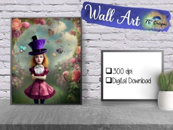 Download Alice in Wonderland Mad Hatter Wall Art - Mad hatter Collection
