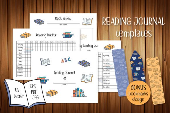 Download Reading Journal Print Templates - Journal Collection