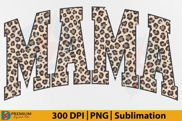 Download Mama Leopard PNG, Retro Varsity Mama PNG - Mama Collection
