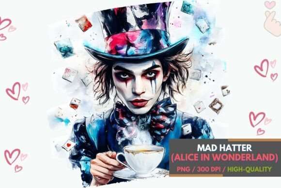 Download Mad Hatter Wonderland PNG Art - Mad hatter Collection