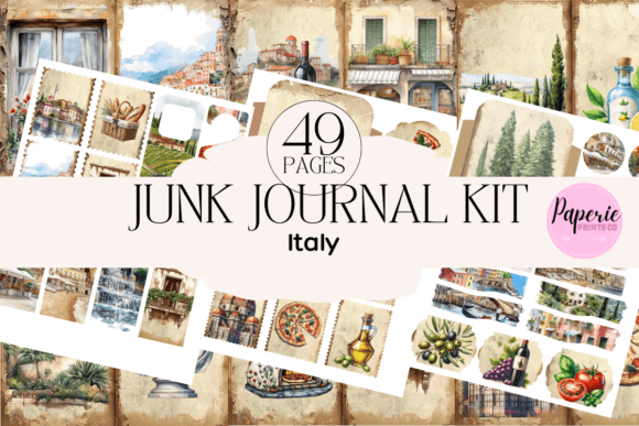 Download Italy Junk Journal Kit - Premium Resources