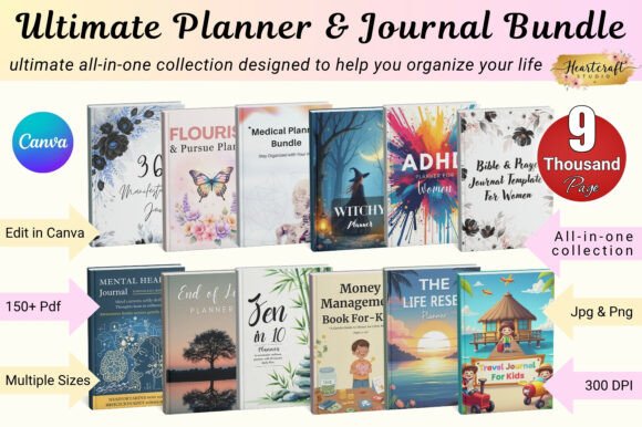 Download Ultimate Planner &amp; Journal Bundle - Journal Collection