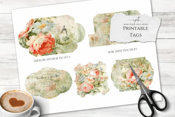 Download Timeworn Splendor Printable Tags – Set 2 - Printable tags Collection