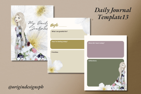 Download Canva Daily Journal Template13 - Journal Collection
