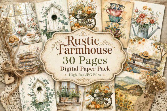 Download Rustic Autumn Journal Paper Collection - Journal Collection