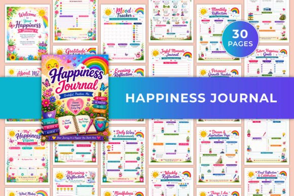 Download Happiness Journal KDP Graphic - Journal Collection