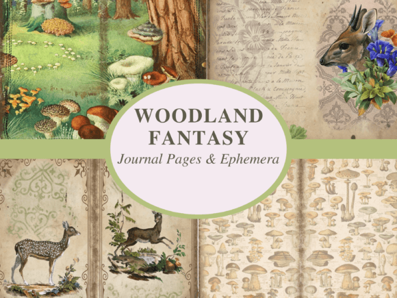 Download Woodland Junk Journal Kit - Journal Collection